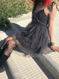 Mesh Dress Women 